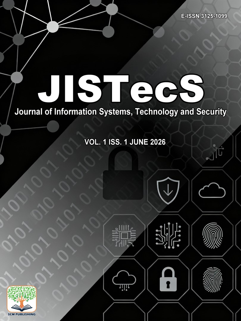 					View Vol. 1 No. 1 (2026): JISTecS: Journal of Information Systems, Technology and Security - June in Press
				